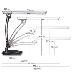 Dimension of Lamp Scanner