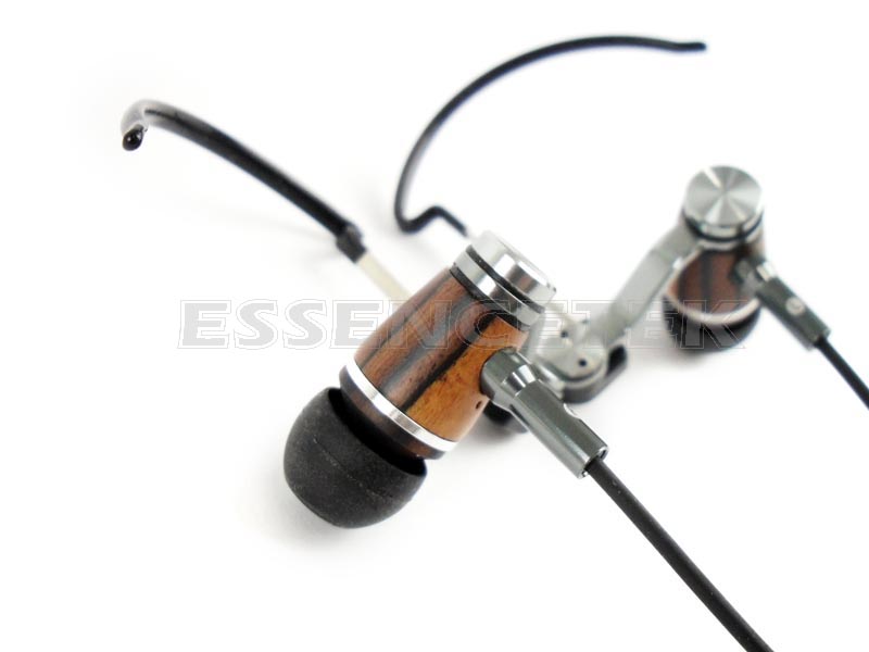 Ebony Wood Clip On Earphone(ESS-EBC01)
