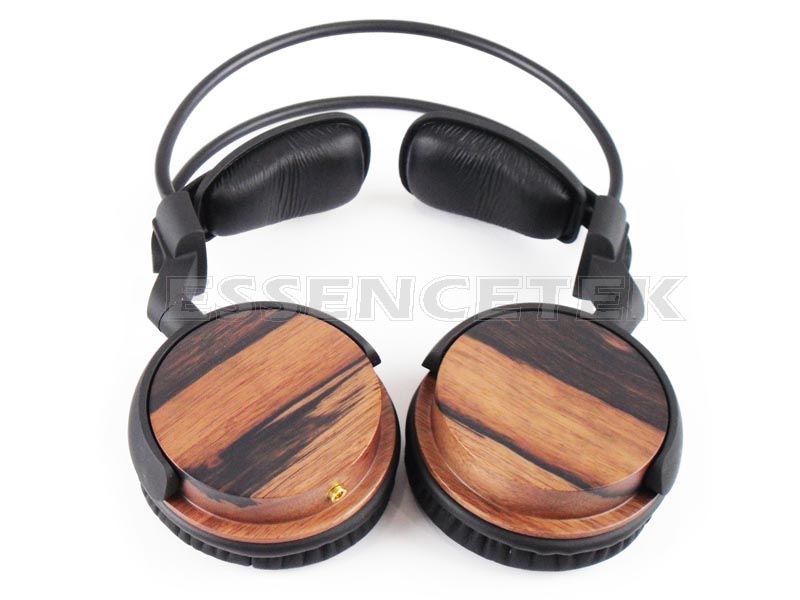 Ebony Wood Around Ear Headset(ESS-EBH01)