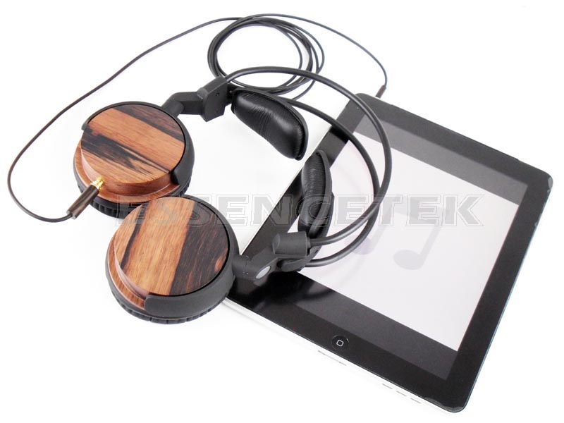 Ebony Wood Around Ear Headset(ESS-EBH01)