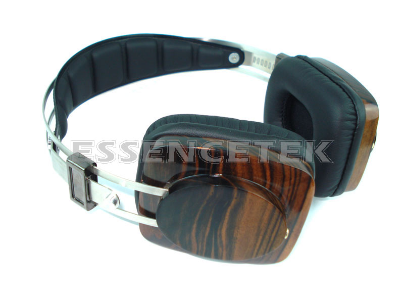 Ebony Wood Around Ear Headset(ESS-EBH09)