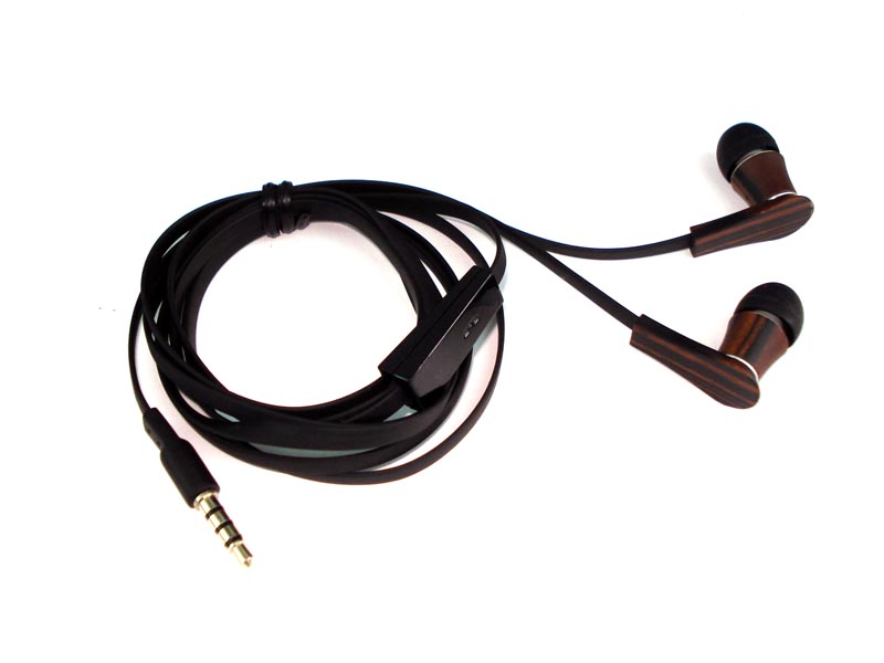 Ebony Wood In Ear Headset(ESS-EBI12)